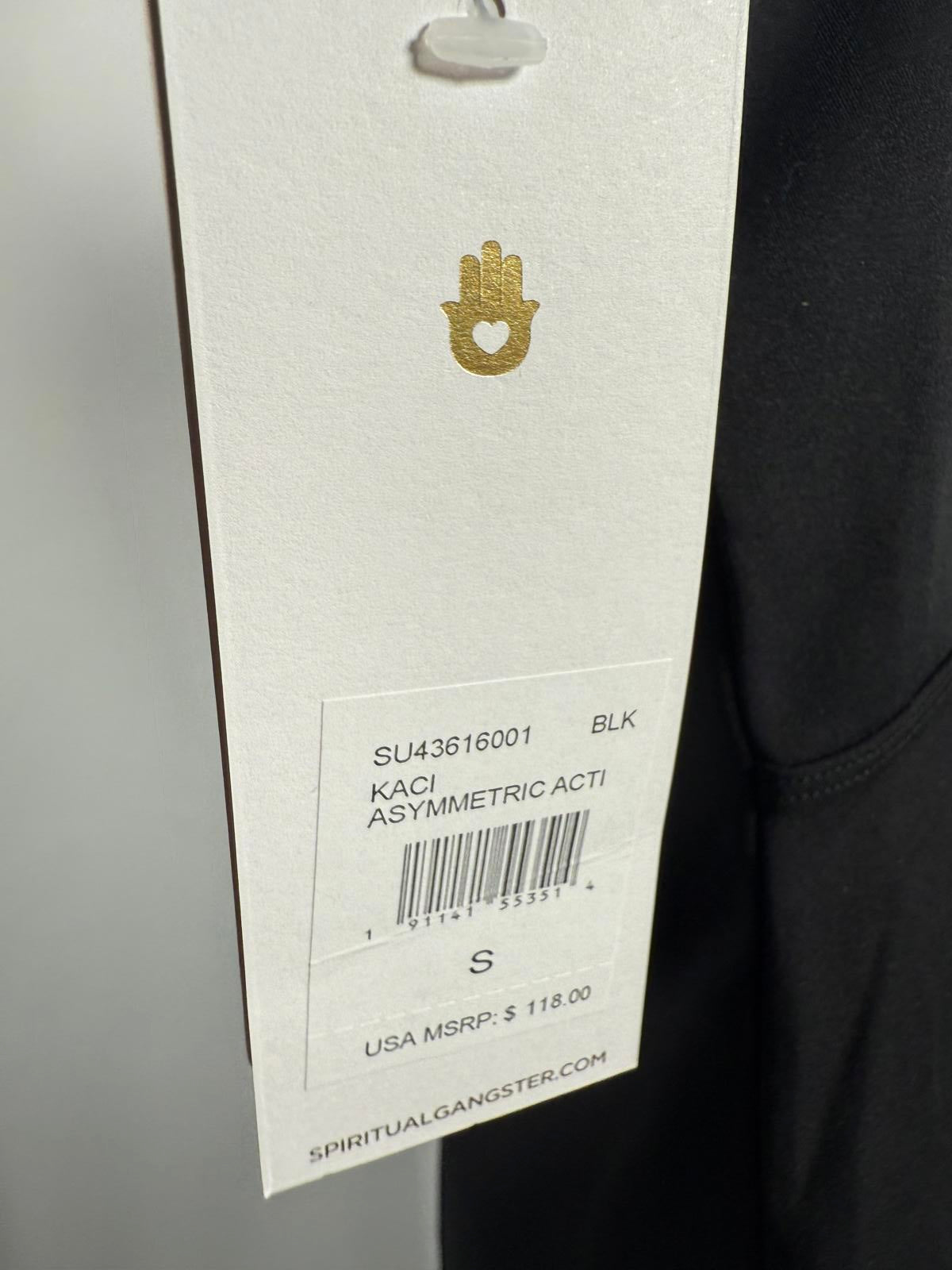 Spiritual Gangster Kaci Asymmetric Active Women’s Dress Black- S