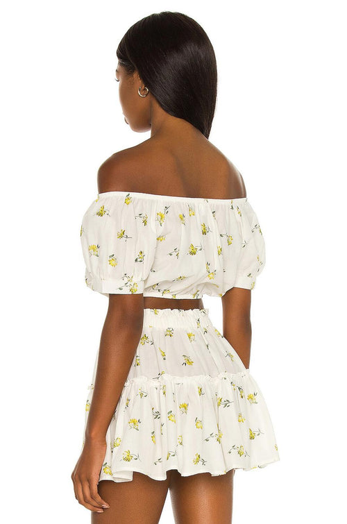 NWT Revolve by Eberjey Harper Nostagia Garden Blouse L