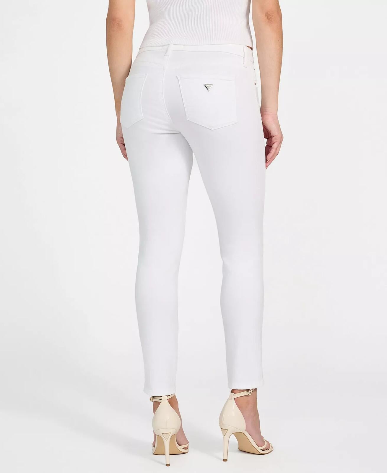 NWT Guess Sexy Curve White Skinny Jeans Size 24