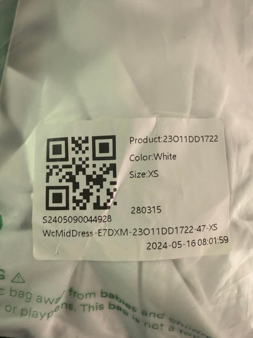 NWT Halara SoftlyZero Ruched Lace Up Bodycon Cool Touch Dress-UPF50+ White XS