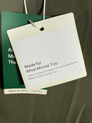 NWT Halara High Waisted Tie Side Wide Leg Work Pants Burnt Olive Size Large