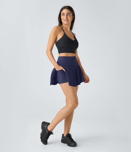 NWT Halara SoftlyZero™ Airy 2-in-1 Cool Touch Tennis Skirt-UPF50+ Size Large