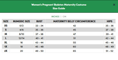 NWT Tipsy Elves Women's Pregnant Skeleton Maternity Costume Size Medium