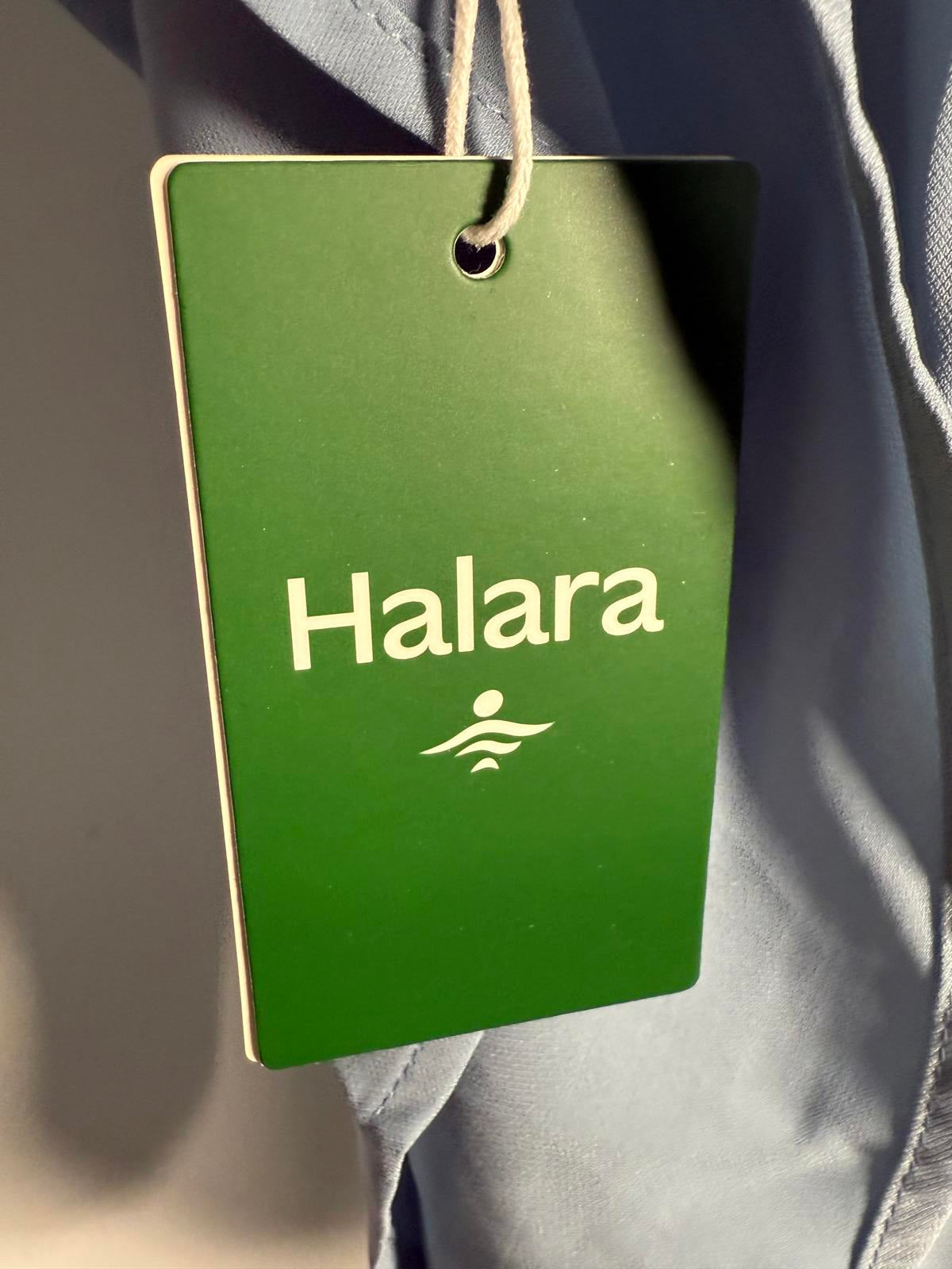 NWT Halara keyhole back long sleeve blouse Skyline S