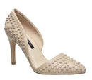 French Connection Cement Studded Pumps Pointed Toe Heels Size US 8.5 NWB