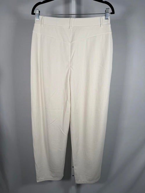 NWT Halara Ribbed High Waisted Pocket Barrel Leg Work Pants Size Large