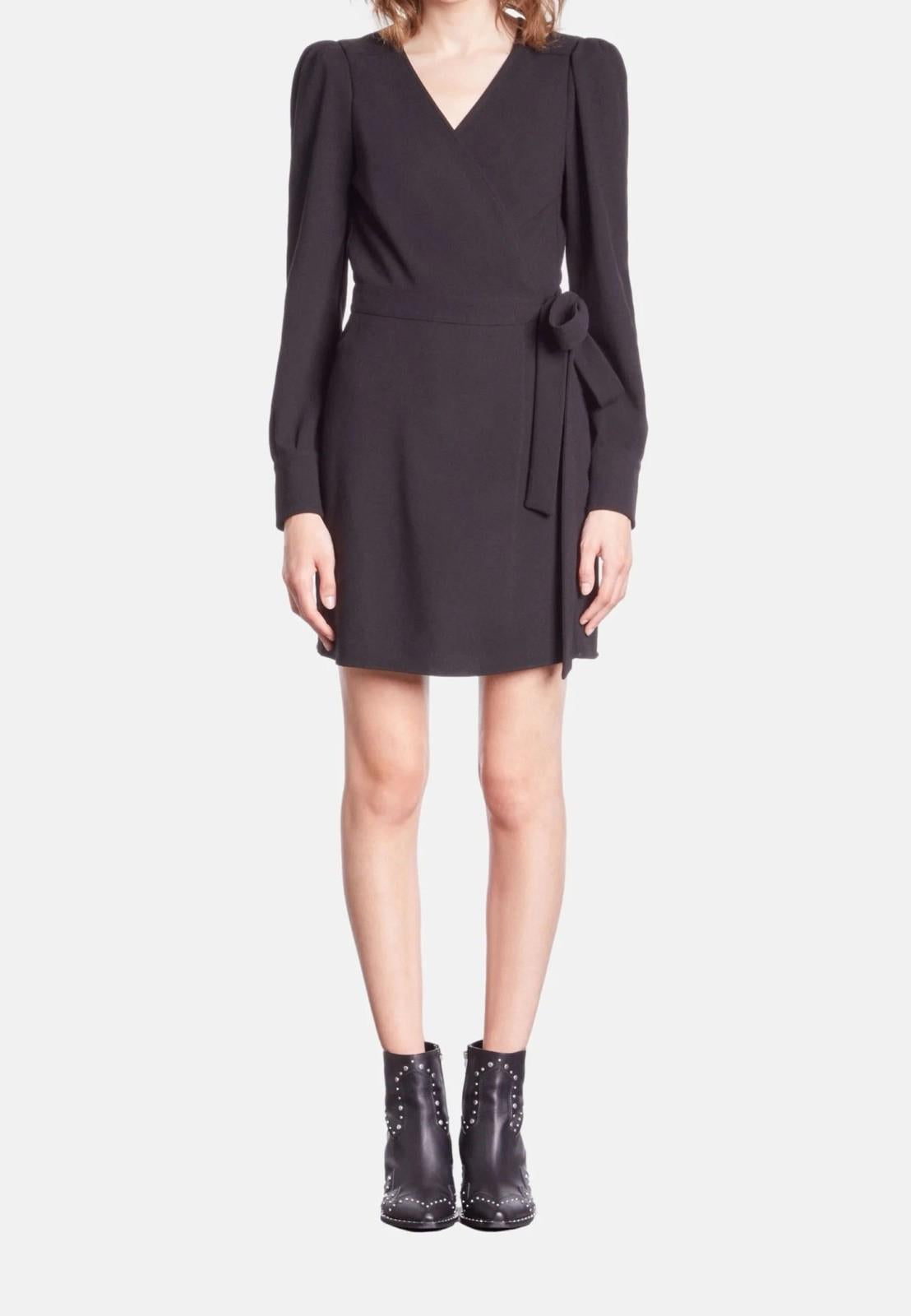 NWT The Kooples $385 Wrap Dress (French Size 1) $385 MRSP