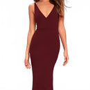 NWT Lulus Melora Plum Purple Sleeveless Maxi Dress