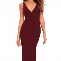 NWT Lulus Melora Plum Purple Sleeveless Maxi Dress