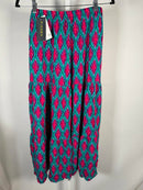 NWT PIOMBO A-line Skirt Pink Green Size M