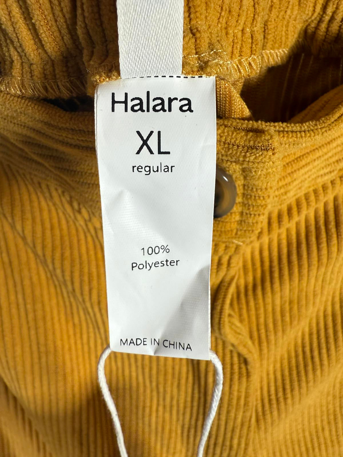 NWT Halara Mid Rise Zipper Pocket Corduroy Casual Pants XL