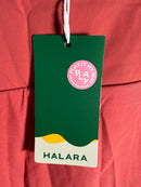 NWT Halara Breezeful High Waisted Pocket 2-in-1 Flowy Maxi Skirt Flame Red - L