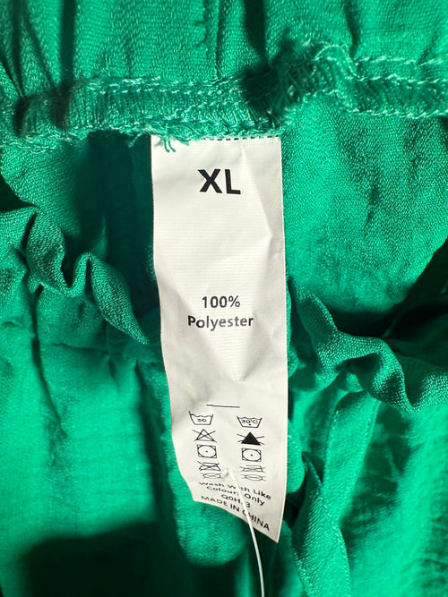 NWT Halara Paper Bag High Waisted Drawstring Pocket Casual Linen-Feel Shorts XL