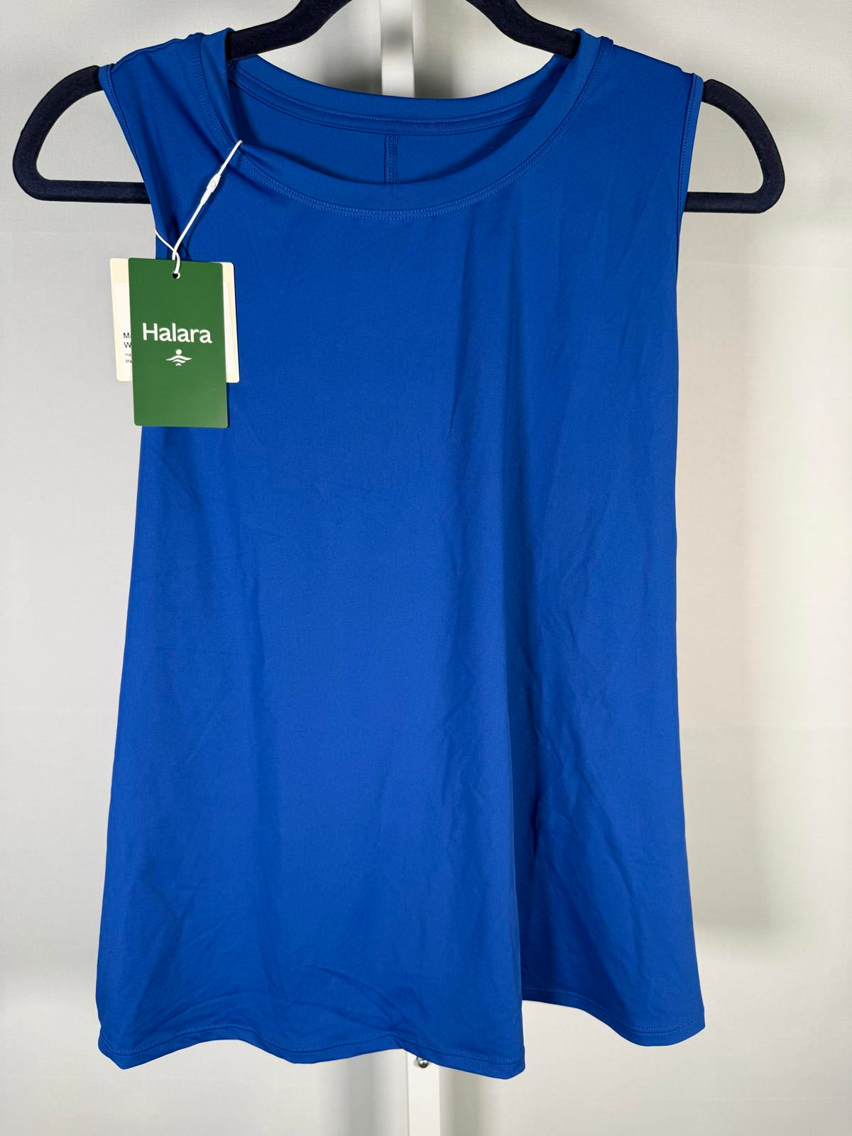 NWT Halara Cut Out Crossover Hem Solid Yoga Tank Top Size Large