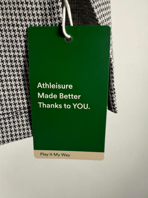 NWT Halara High Waisted 2-in-1 Houndstooth Mini Work Skirt XS Refular