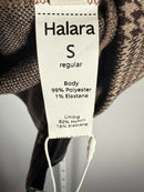 NWT Halara High Waisted 2-in-1 Pocket Houndstooth Plaid Mini Casual Skirt S