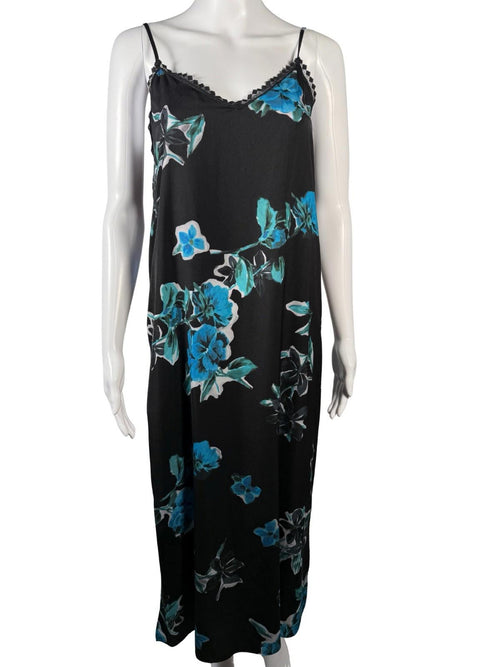 NWT The Kooples V Neck Midi Slip Dress (French Size 1) $245 MRSP