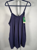 NWT Halara Spaghetti Pocket Solid Wide Leg Casual Jumpsuit Size M