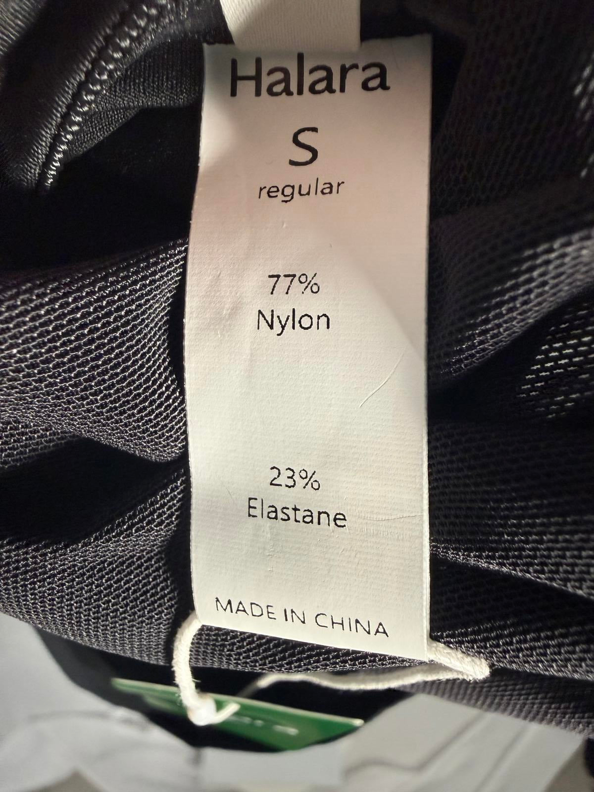 NWT Halara SoftlyZero Long Sleeve Keyhole Back 2-in-1 Pocket Wide Leg Jumpsuit S