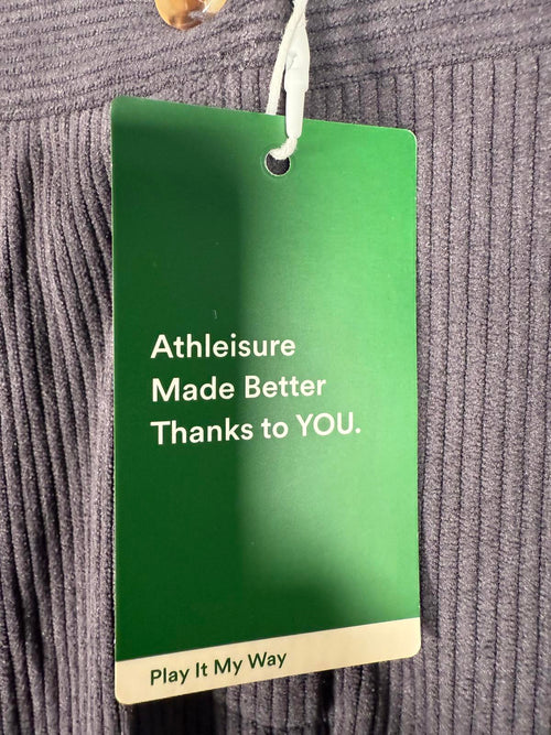 NWT Halara Mid Rise Zipper Pocket Corduroy Casual Pants Size Small