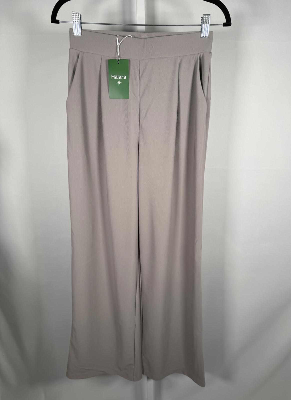 NWT Halara Flex High Waist Body Sculpt Waist-Slimming Work Pants Gray Small Tall