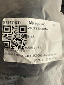 NWT Halara High Waisted Pocket Pleated Crepe Midi Work Skirt Black M