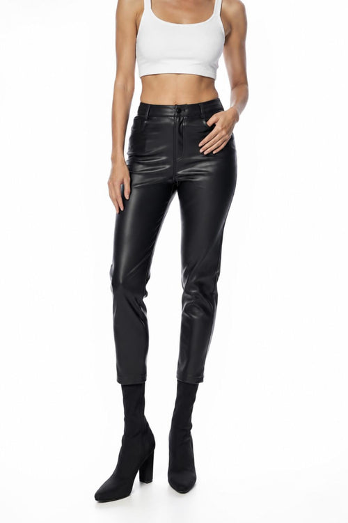 NWT LBLC The Label Robin Vegan Leather Skinny Pants Large