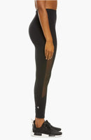NWT Fourlaps Precision High Waist 7/8 Leggings Black Size Large