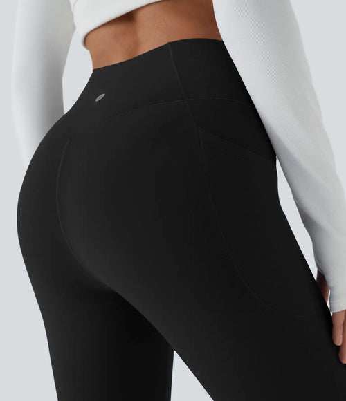 NWT Halara SoftlyZero™ Plush Thermal High Waisted Pocket 7/8 Leggings Size Large