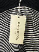 NWT Ramy Brook Madeline Sweater Tank Black & Cream XS