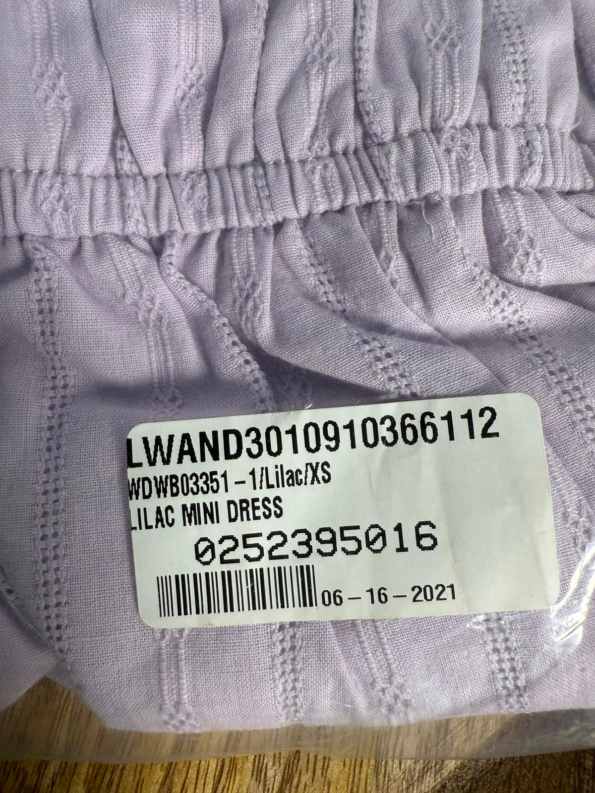 NWT Revolve Lost & Wander Lilac Mini Dress XS