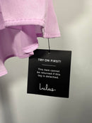 Lulus Irresistible Charisma Lavender Peplum Crop Top - L NWT