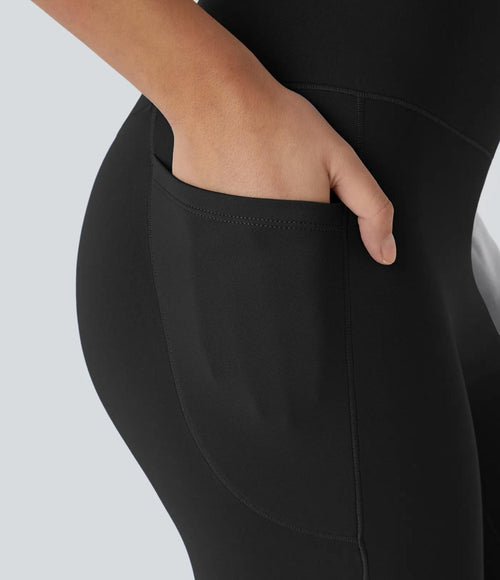 NWT Halara SoftlyZero™ Plush Thermal High Waisted Pocket 7/8 Leggings Size Large
