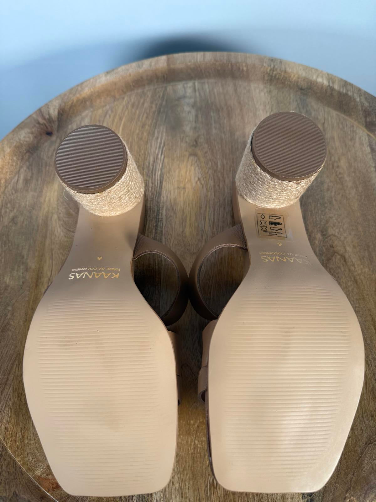 Kaanas Topez Toe Ring Heel Size 6 NWB