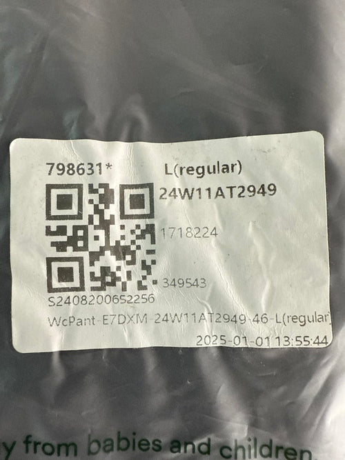 NWT HalaraFlex™ Mid Rise Drawstring Pocket Work Pants Black L