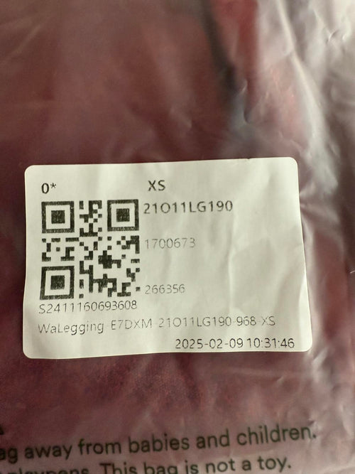 Halara Women's Red High Waist Legging Pants Size Size - XS