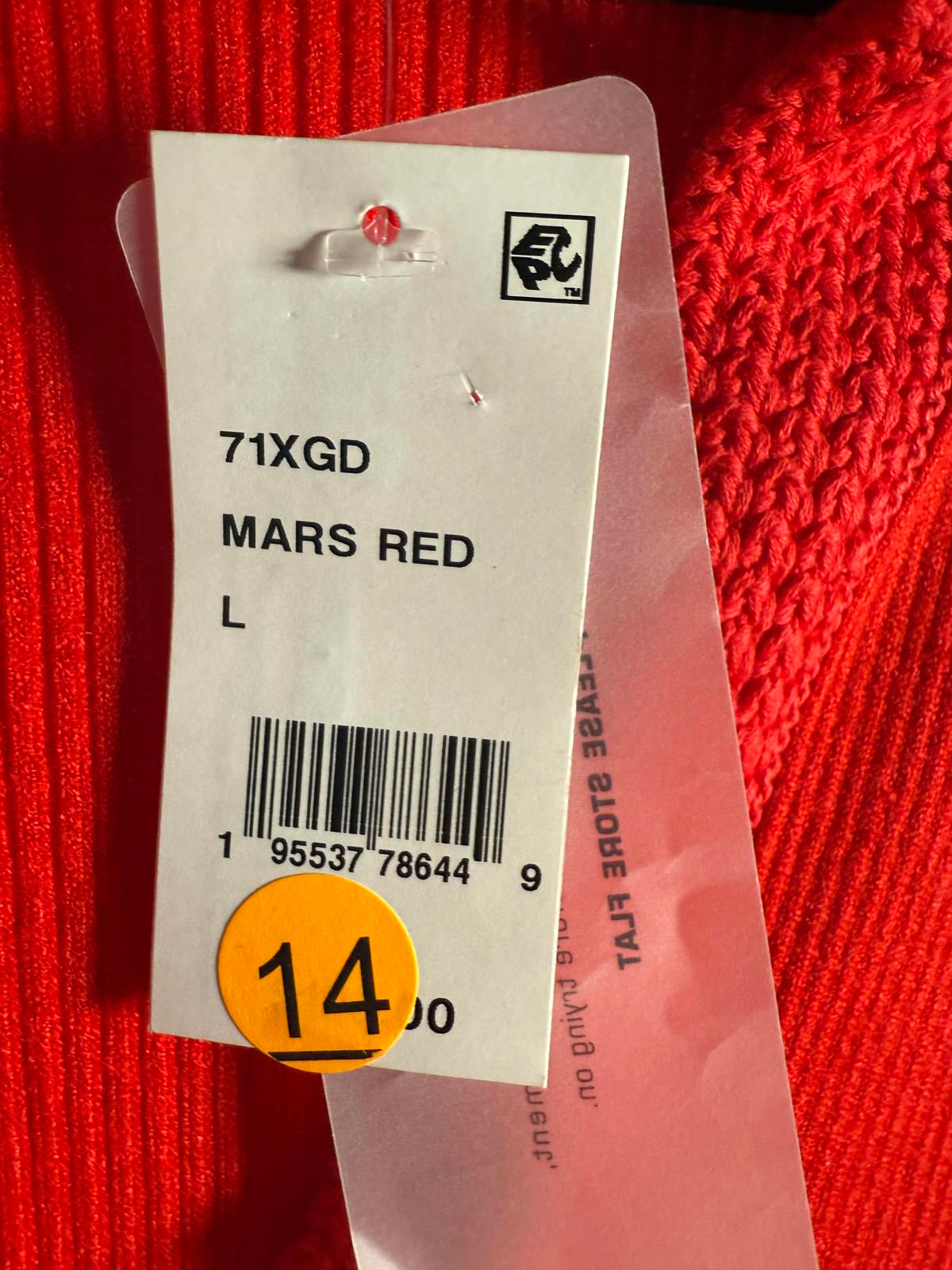 NWT FRENCH CONNECTION Women's Cosysoft V-neck Midi Dress In Red Size L
