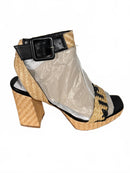 27 EDIT Naturalizer Jaselle Ankle Strap Platform Sandal Size 9 NWB