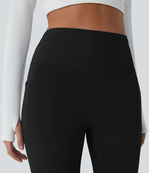 NWT Halara SoftlyZero™ Plush Thermal High Waisted Pocket 7/8 Leggings Size Large