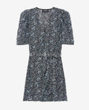 The Kooples Summer Dot Wrap Mini Dress 100% Viscose US Medium FR 2 NWT $315