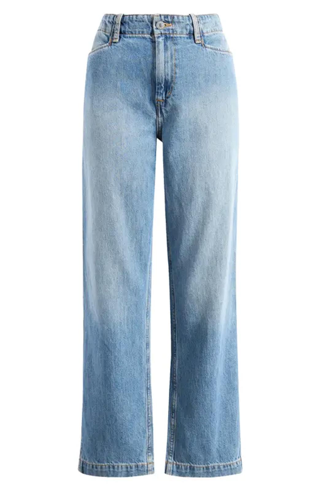 Re/Done The Slacker High Waist Wide Leg Jeans Size 23 NWT 29.5' inseam