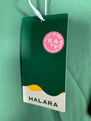 NWT Halara High Waisted Tie Side Wide Leg Work Pants Hills Green L