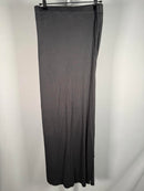 Atelier Women's Wrap Dark Gray Sleeveless Ribbed Knit with Ring Detail Size M