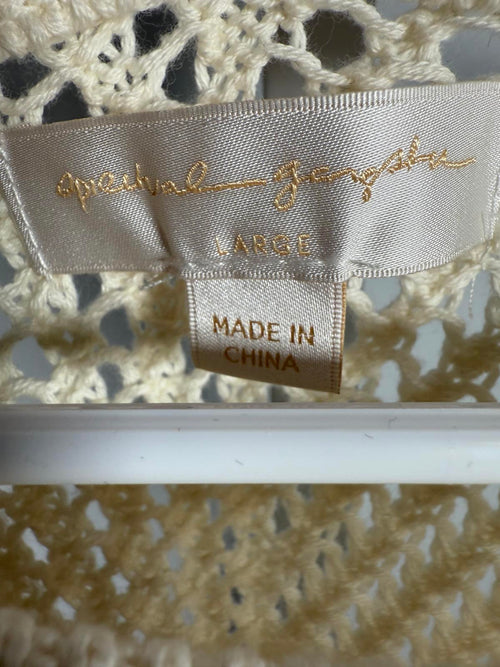 Spiritual Gangster Kinsley Crochet Dress White - L NWT