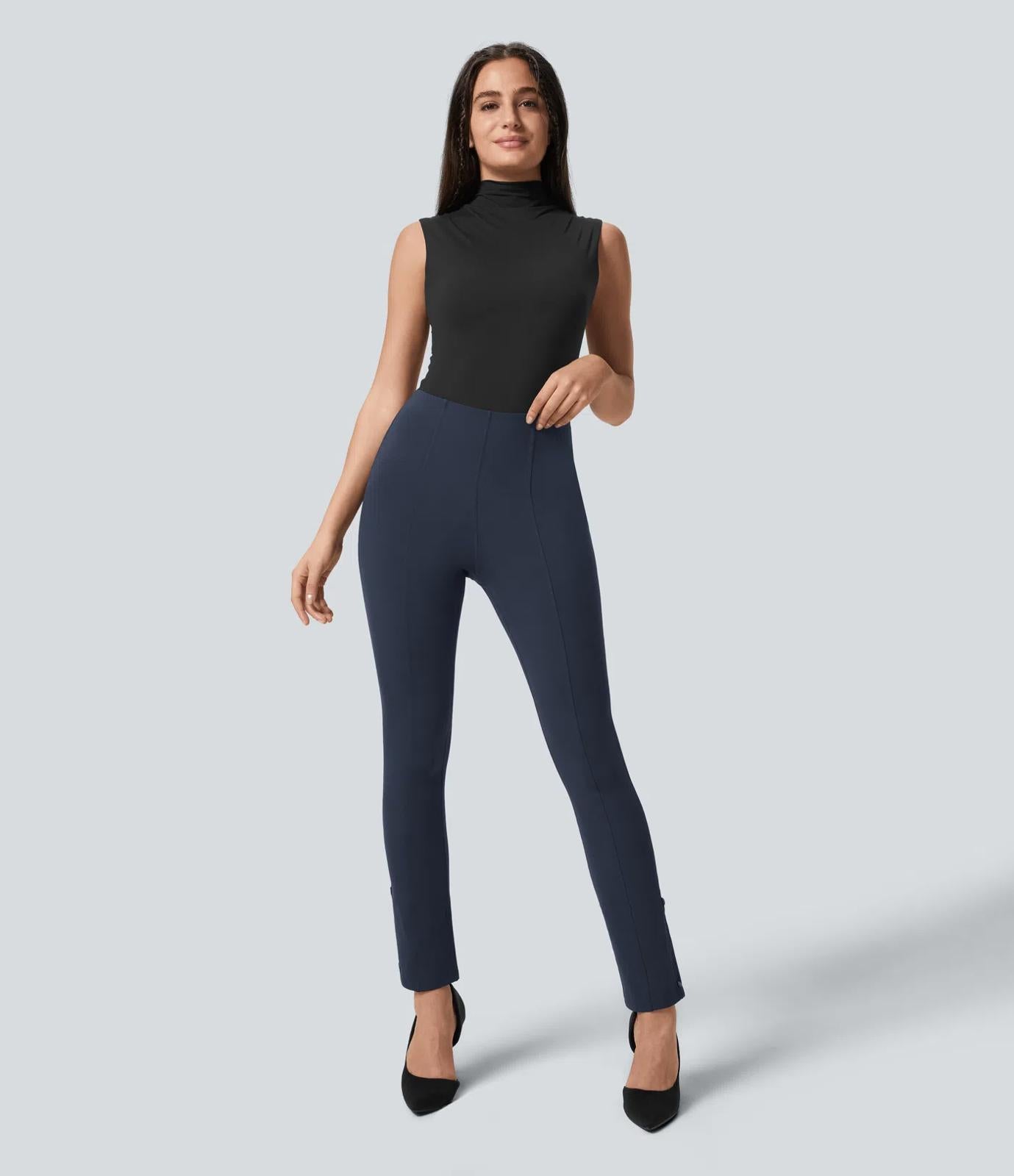 NWT Halara Flex™ SculptKnit High Waisted Tummy Control Work 7/8 Pants Size XS