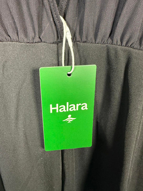 NWT Halara SoftlyZero Long Sleeve Keyhole Back 2-in-1 Pocket Wide Leg Jumpsuit S