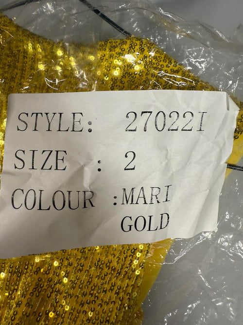 NWT Mac Duggal 27022 Sleeveless Front Twist Dress Size 2