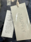 NWT Revolve by Z Supply Black Iris Tie Dye Ruffle Maxi Dress, Size Medium