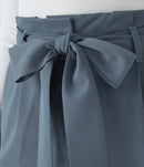 NWT Halara High Waisted Belted Pocket Wide Leg Work Pants Deep Sea Gray Blue XL