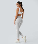 NWT Halara Seamless Flow High Waisted Booty Scrunch Leggings 7/8 M